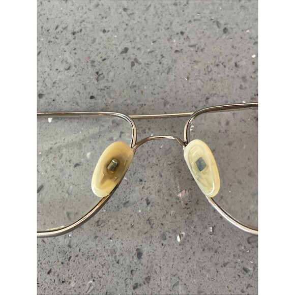 Marchon Autoflex w Flexon Eyeglasses Frames ONLY 40 Gold Full Rim 58-15-150 - Picture 14 of 16